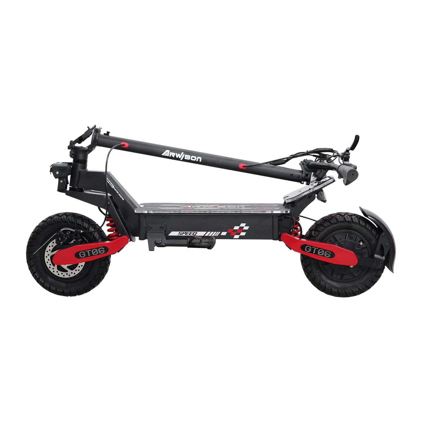 GT06 PLUS Electric Scooter for Adult 2400W Motor 52V 23.4AH E-Scooter Vacuum Off Road Tires All Terrain E-Scooter