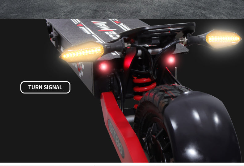 GT06 Electric Scooter 1200W Motor 48V23.4AH Battery 11 inch off-road tires 45-50km/h Max speed 150kg load