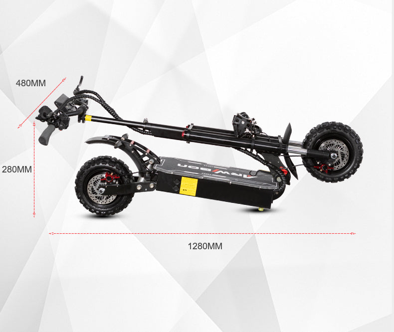 Q12plus Electric Scooter 6000W-60V-38AH Electric Scooter 80km-100KM/H Endurance 100km Road Off-road Electric Scooter