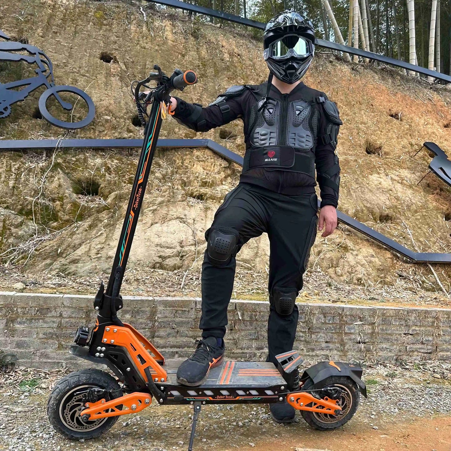 DRIVE TRON DT10 Adult Electric Scooter 60km/h Max Speed 70KM Long Range 2800W Powerful Motor 48V 20.8AH 10Inch Off-road Tyres