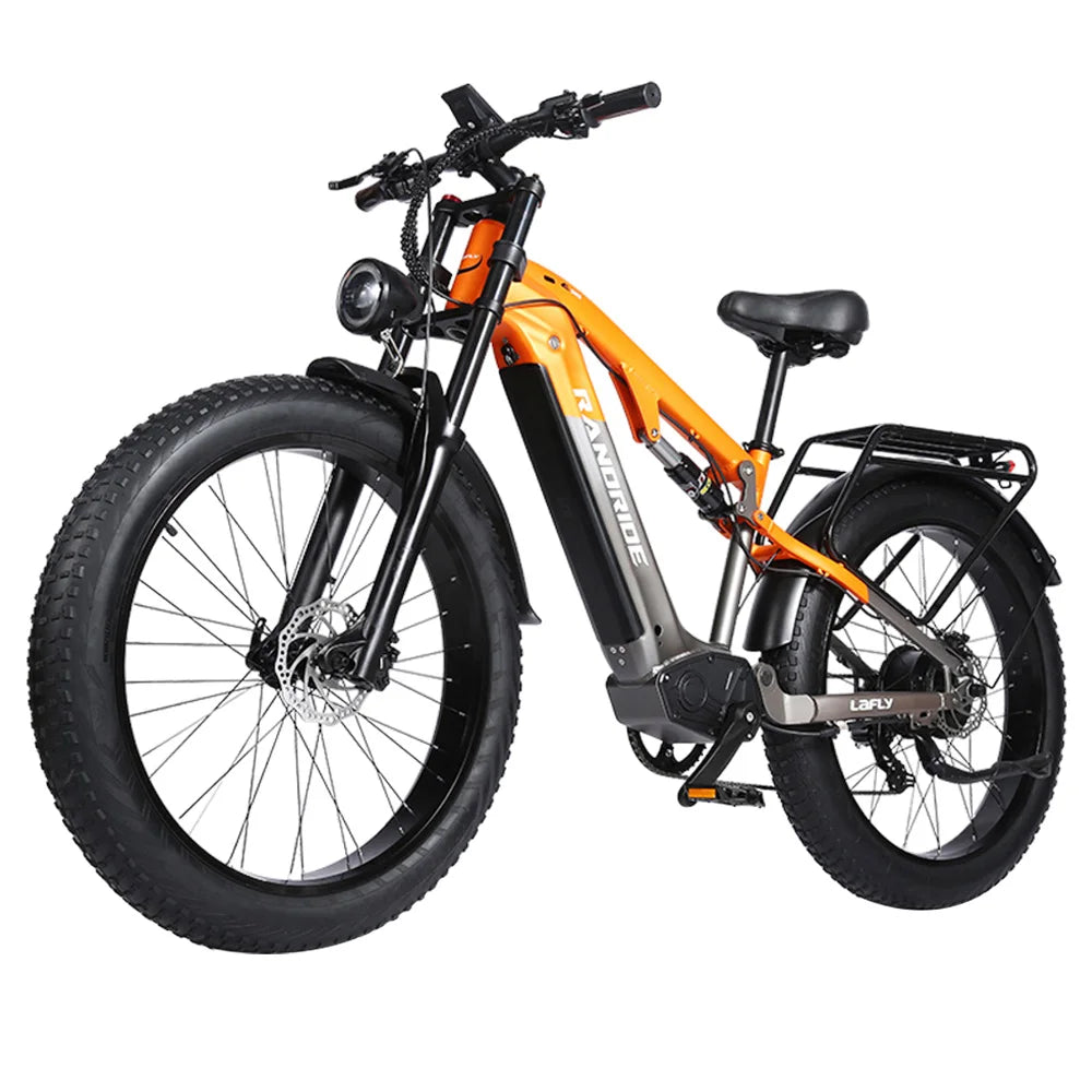RANDRIDE YX80 Electric Bike, 1500W 48V 20Ah Battery, 26x4.0'' CST Fat Tire, 50km/h Max Speed, 124km Max Range, Hydraulic Brakes
