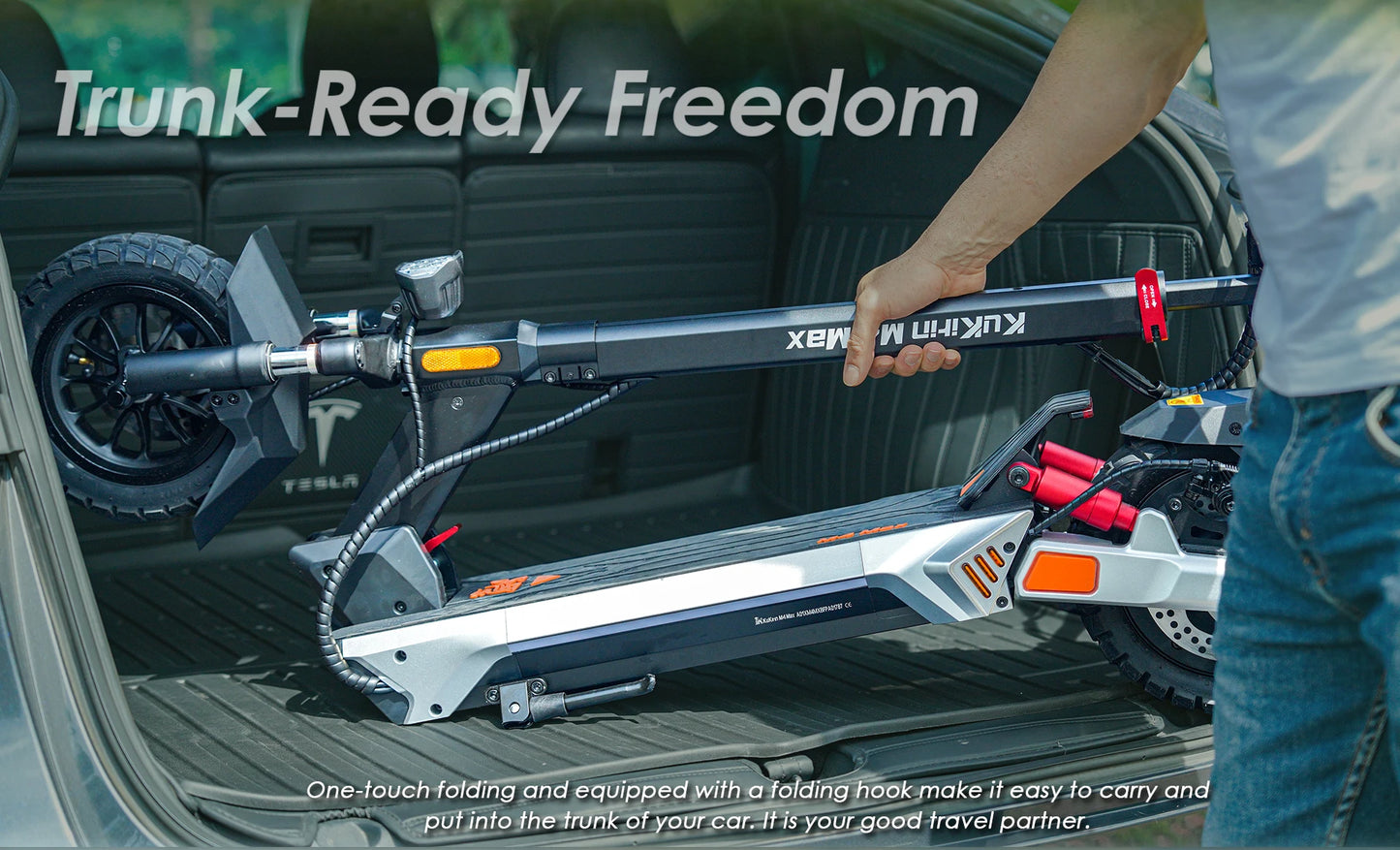 KuKirin M4 Max Foldable Peak 1000W 48V 18.2Ah 10 Inch Tires Folding E-scooter 45 km/h Front Rear Disc Brakes