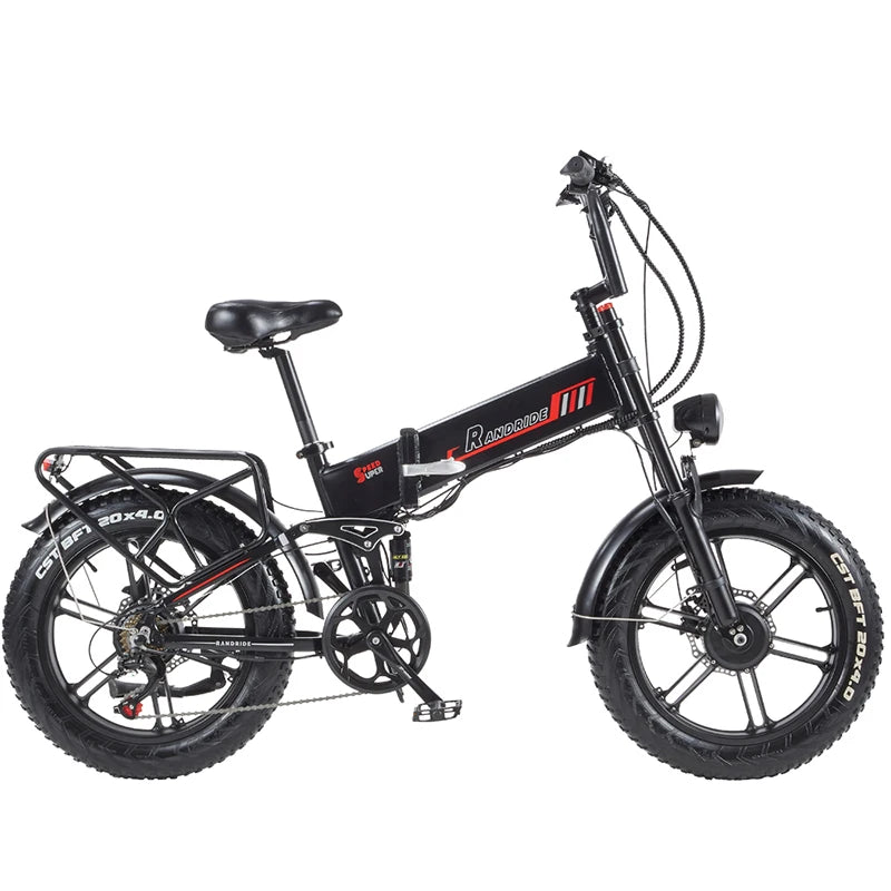 RANDRIDE YX20M-2 Folding Electric bike 2000W 20Ah two-engine Electric bike with hydraulic brakes and double fork