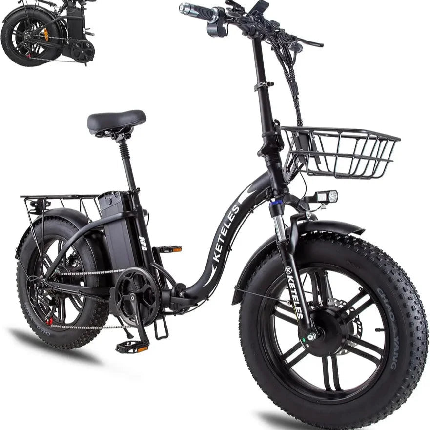 KETELES KF9 Electric Bicycle 1000W48V35AH Electric Folding E-Bike Removable Battery Mountain Cross-Country All Terrain