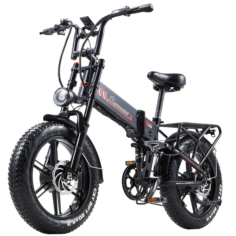 RANDRIDE YX20M-2 Folding Electric bike 2000W 20Ah two-engine Electric bike with hydraulic brakes and double fork