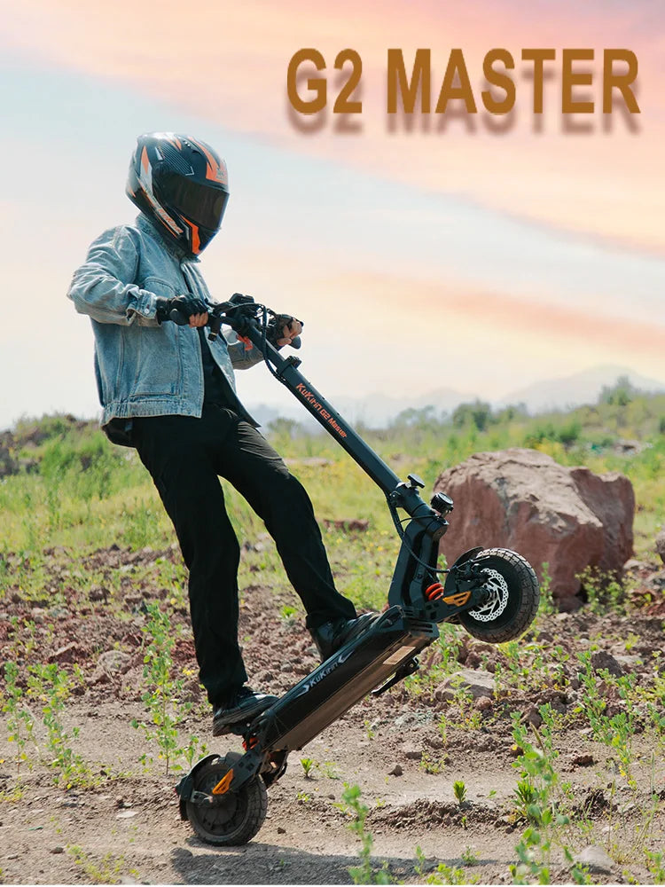 KuKirin G2 Master electric scooter(2025 New Model), 1000W*2 dual drive motor, 52V20.8Ah battery, max speed of 60km/h