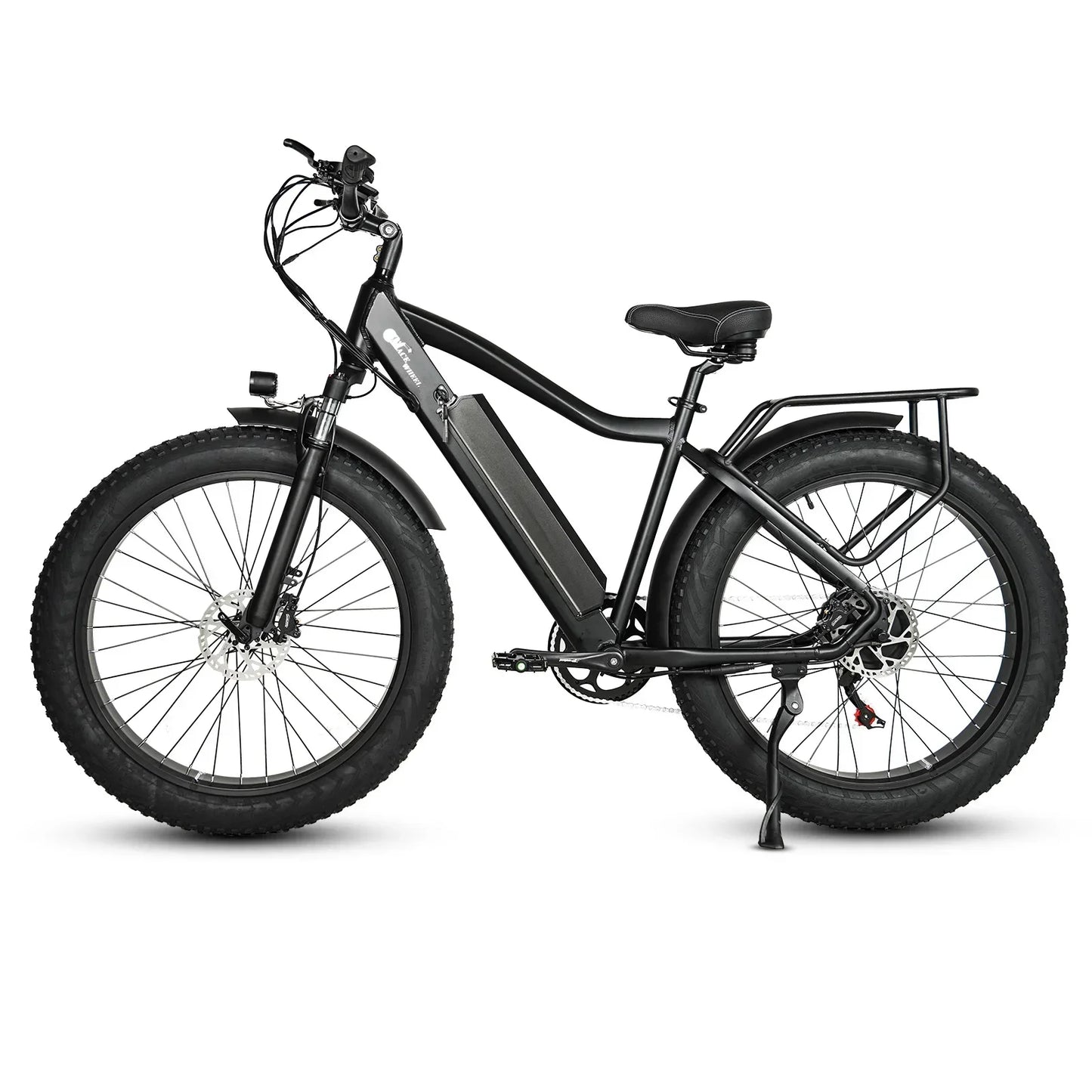 CMACEWHEEL J26 Electric Bike Adults 26 Inch Fat Tire E-Bike 48V/17Ah E Mountain Bike, Range 50-80km,7 Speed