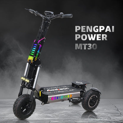 MT30 Adult Electric Scooter 6000W Motor 60V 27AH Electric Scooter 13 Inch Vacuum Off-Road Tire Off-Road Electric Scooter