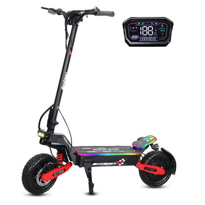 GT06 PLUS Electric Scooter for Adult 2400W Motor 52V 23.4AH E-Scooter Vacuum Off Road Tires All Terrain E-Scooter