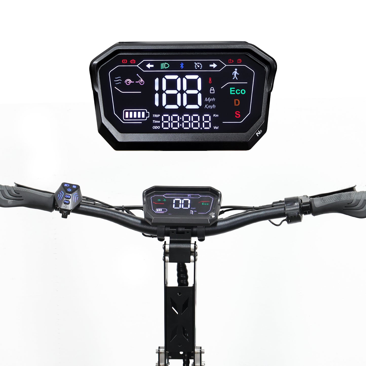 MT30 Adult Electric Scooter 6000W Motor 60V 27AH Electric Scooter 13 Inch Vacuum Off-Road Tire Off-Road Electric Scooter