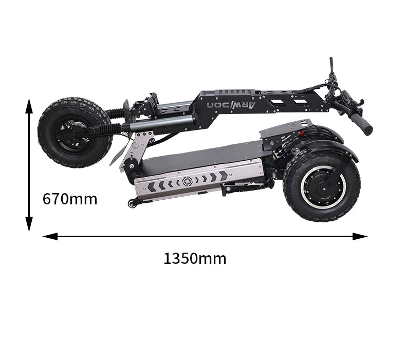 MT30 Adult Electric Scooter 6000W Motor 60V 27AH Electric Scooter 13 Inch Vacuum Off-Road Tire Off-Road Electric Scooter