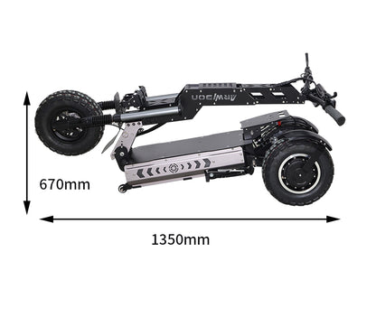 MT30 Adult Electric Scooter 6000W Motor 60V 27AH Electric Scooter 13 Inch Vacuum Off-Road Tire Off-Road Electric Scooter