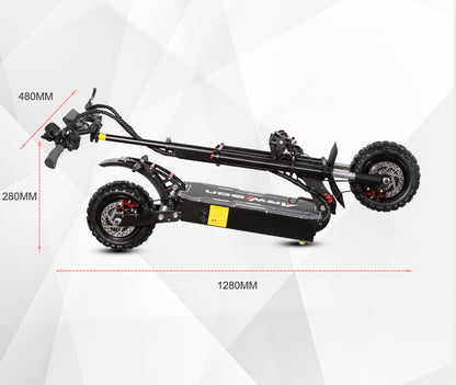 Q12plus Electric Scooter 6000W-60V-38AH Electric Scooter 80km-100KM/H Endurance 100km Road Off-road Electric Scooter