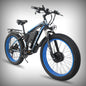 KETELES K800 1000W 17.5AH Electric Bicycle Two Wheel Drive E-Bike Fat Tire Dual Motor Electric Bike For Men 26 Inch