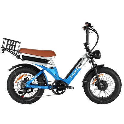 Baolujie DP2033 Electric Bicycle Big Power Dual Motor 20 Inch Adult Electric Bicycle 48V30AH Battery City Electric Bicycle