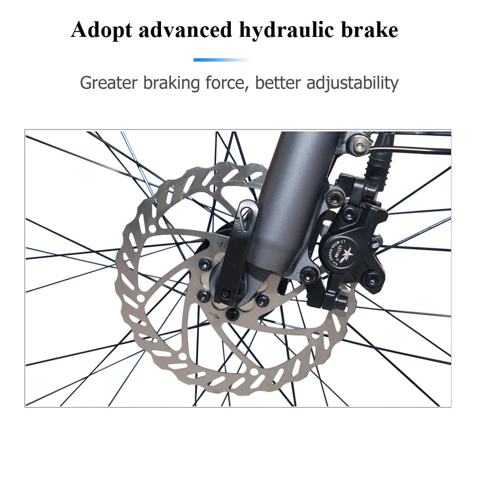 CMACEWHEEL F26 Adult Electric Bike Electrical Road Bicycle 48V 17Ah Fatbike MTB E-bike 27.5 Mountain Ebike