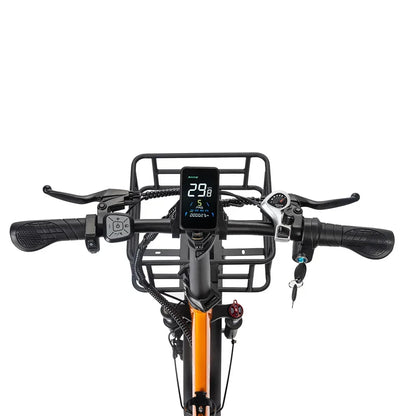 RIDSTAR MN20 Electric Bike 48V15AH Battery Electric Bicycle with Rear Seat Luggage Rack 20*4-inch Fat Tire Off-road E Bike