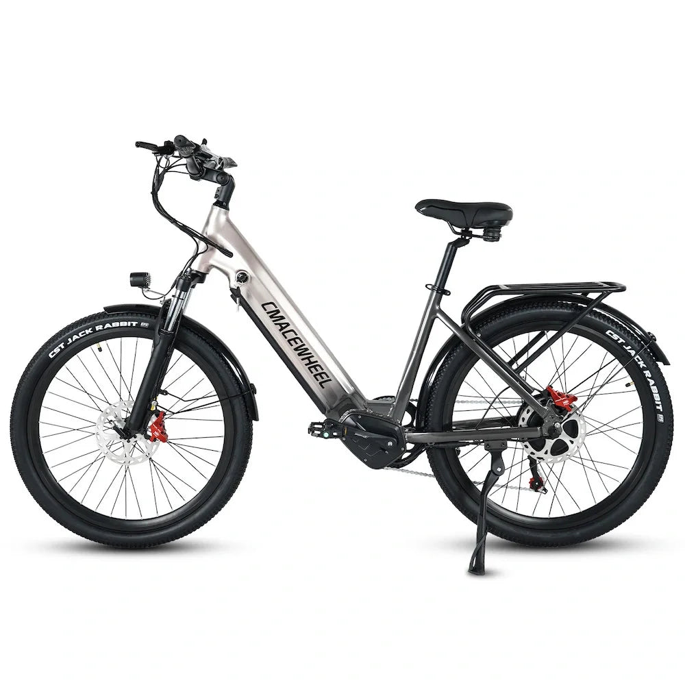 CMACEWHEEL L26 Adult Fat Bike MTB 48V 18Ah 26x4in Electric Mountain Bicycle for Road Use