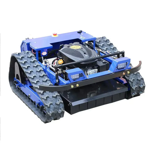 Remote Controlled All-Terrain Lawn Mower Track-Driven Versatile Grass Cutter Suitable for Various Terrain Garden Power Tools
