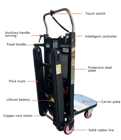 Hot Commercial Home Coli Stair Climber Transport Products Mountaineering Trolley Tram Shopping Cart Foldable