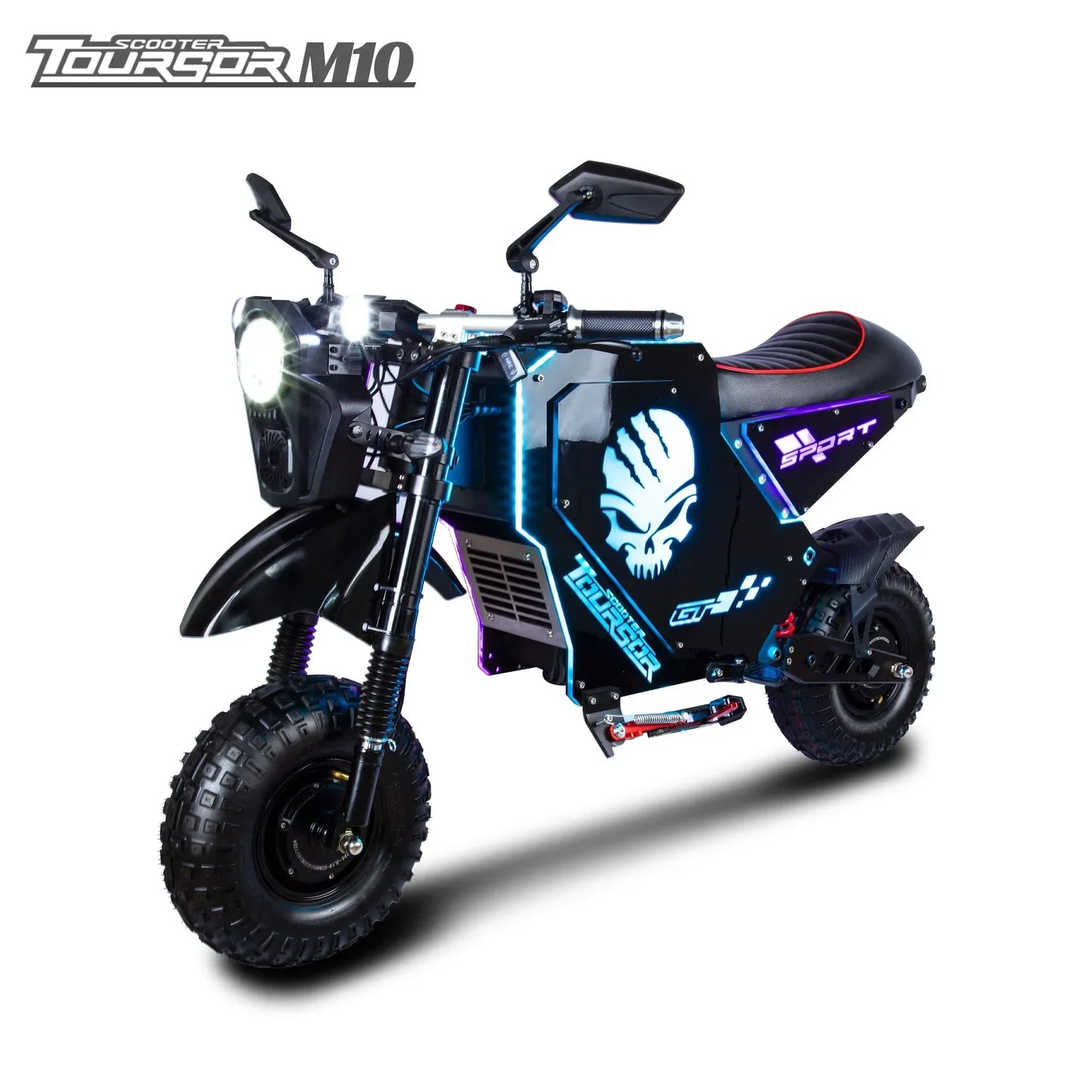 M10 Electric Scooter 72V50AH10000W Dual Drive Electric Scooter NFC Remote Control Adult Electric Scooter Off-road Long Endurance