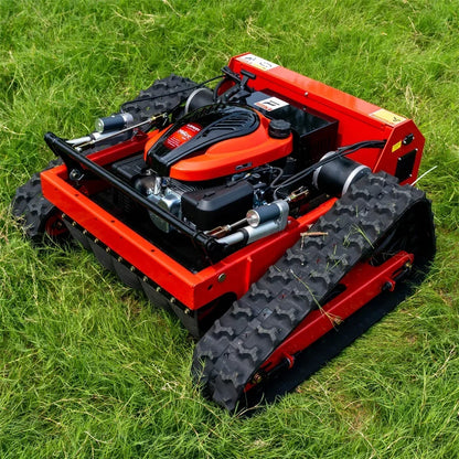 Remote Controlled All-Terrain Lawn Mower Track-Driven Versatile Grass Cutter Suitable for Various Terrain Garden Power Tools
