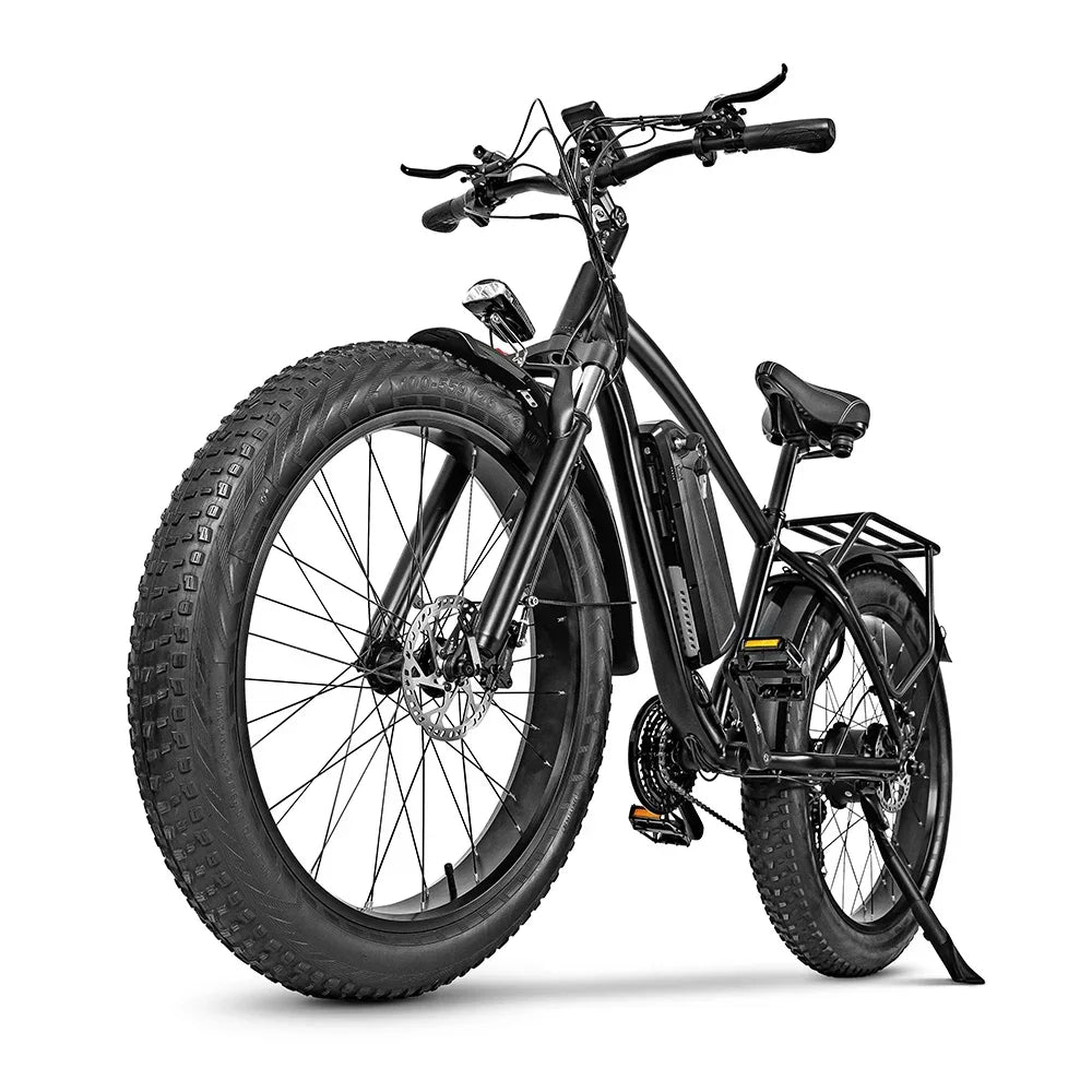 CMACEWHEEL M26 Electric Bike 26" Fat Tire Ebike Adults E Mountianbike Bicycle Men & Women 48V/17Ah Torque 80N.m