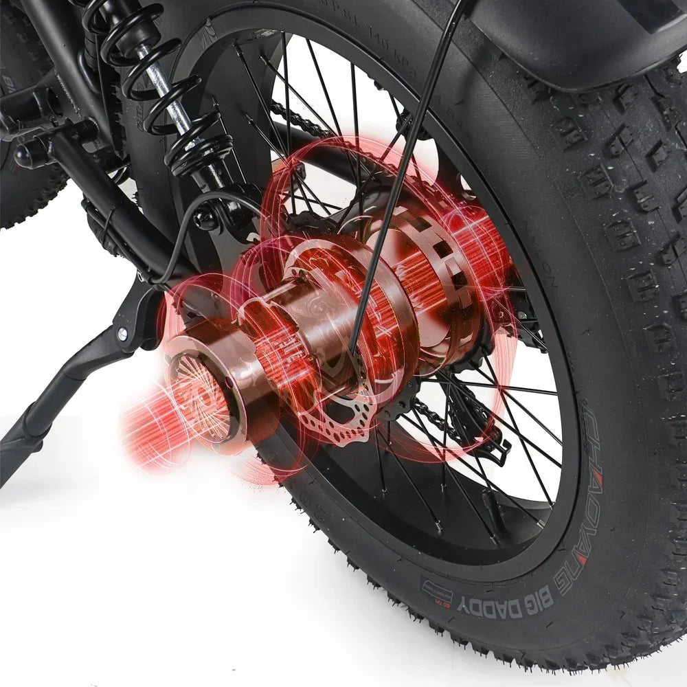 Mountain bike Z8 electric bicycle 48v 15AH 500w off-road 20-inch wide tire electric bicycle 45km/h adapt to all sections