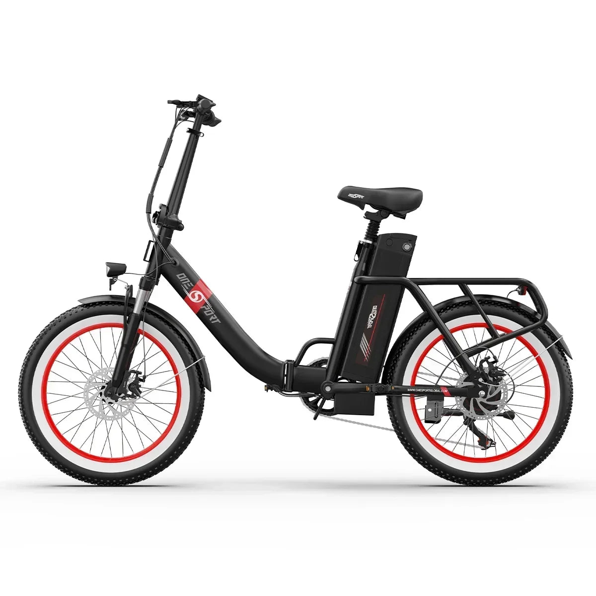 ONESPORT OT16-2 EU Standard 250W Electric City Bike 20 Inch Folding E-Bike 48V17Ah Removable Battery 25km/h Disc Brake