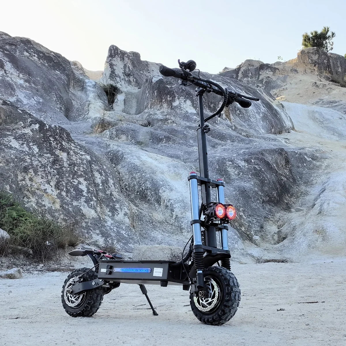 Boyueda S3-11 electric scooter 6000W dual motor 60 V 38Ah large battery 120KM range adult foldable electric scooter