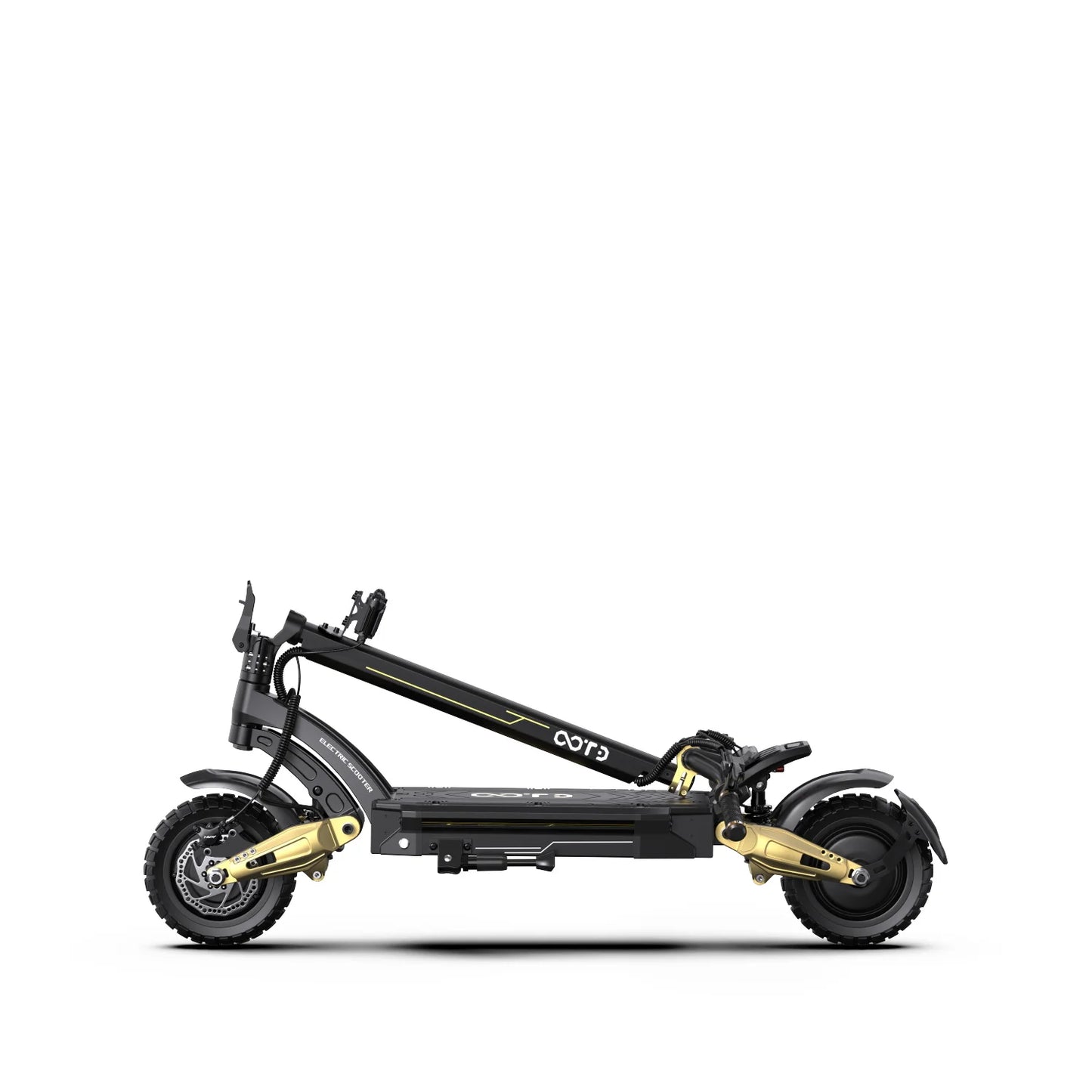 OOTD S30 Adult Electric Scooter 2*1200W Dual Motor 52V23.4Ah Foldable Electric Scooter 10 Inch Tires Off Road Electric Scooter