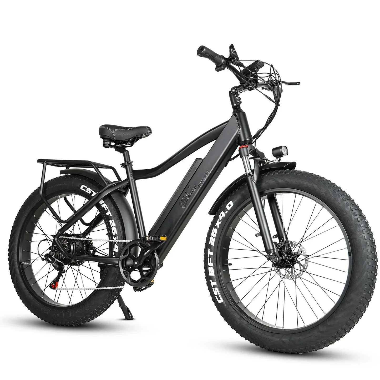 CMACEWHEEL J26 Electric Bike Adults 26 Inch Fat Tire E-Bike 48V/17Ah E Mountain Bike, Range 50-80km,7 Speed