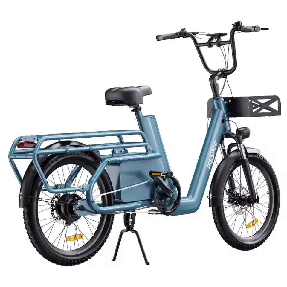 Electric Bike ONESPORT OT01 650W 48V 27Ah Battery, 20-inch Tire,100km Max Range, Hydraulic Disc Brakes