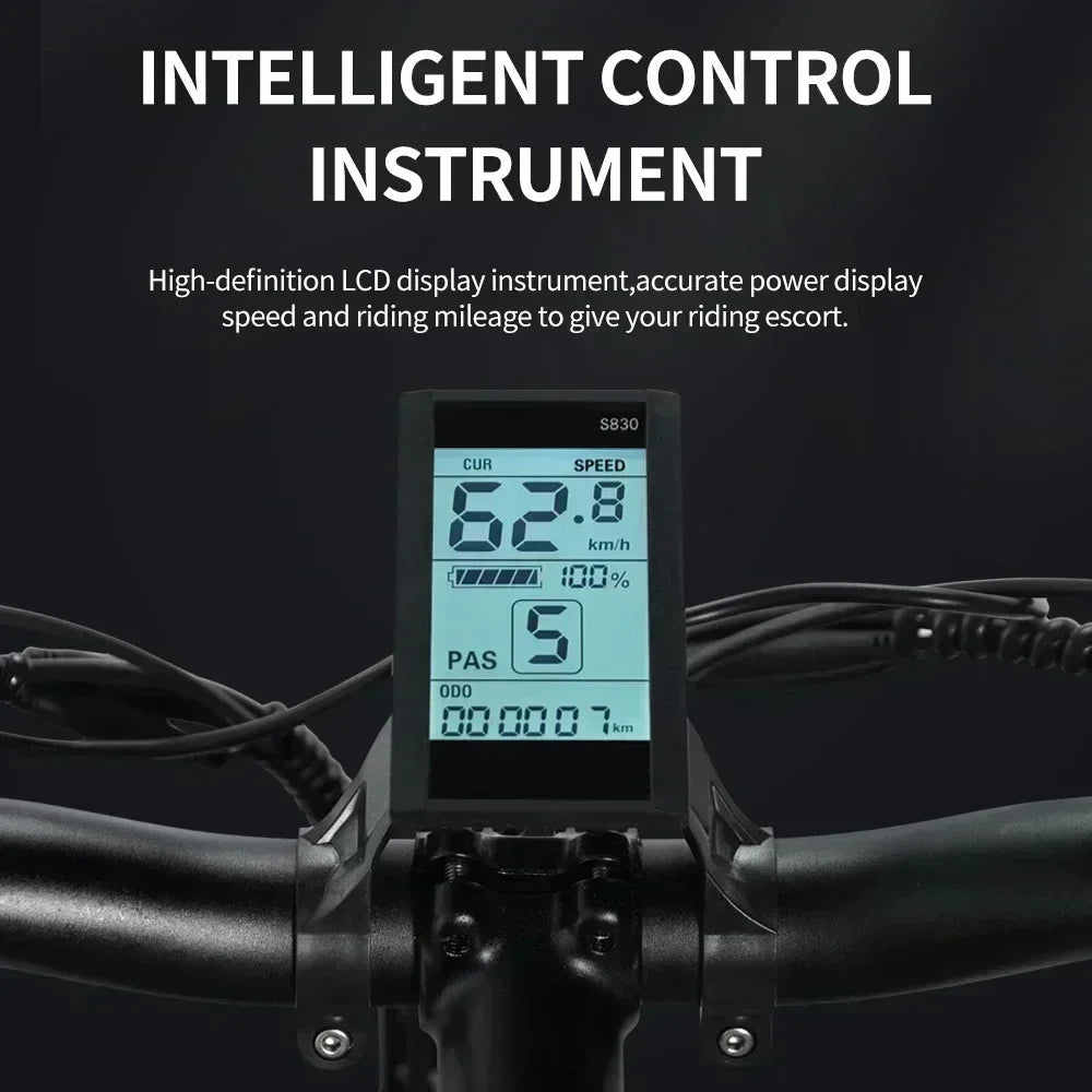 Ridstar H26 PRO Folding Electric Bike 1500W Motor 48 v23ah Battery Hydraulic Brake E Bike 26*4.0 Inch Fat Tire Electric Bike