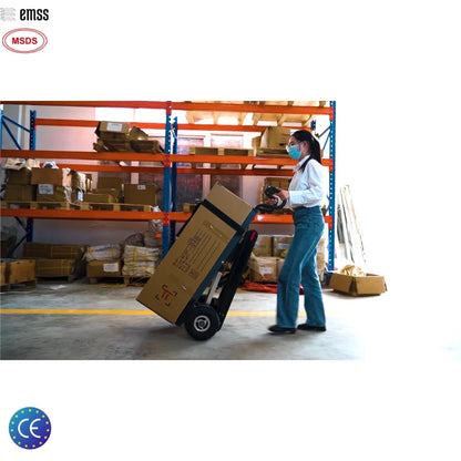 Reservation is required, delivery time is 30 days EMSS 120kg Load Stair Climbing Trolly Hand Dolly For Climbing Stairs Electric Motorized Stair Climbing Trolley