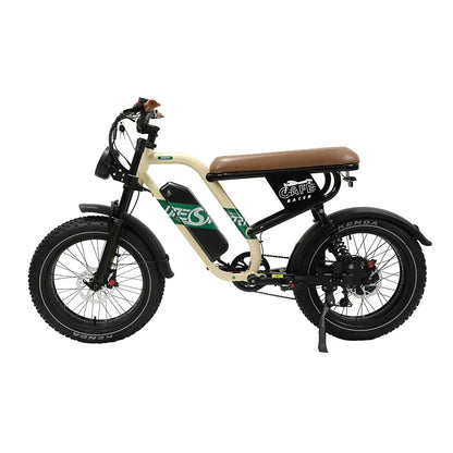 Onesport W66 Electric Mountain Bike 20 Inch Fat Tire eBike 500W48V13.5AH Removeable Battery Bluetooth App