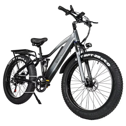 CMACEWHEEL TP26 Electric Bicycle  48V17AH Lithium Battery Adult Riding Electric Bike 26*4 inch Fat Tire Mountain Snow E-bike