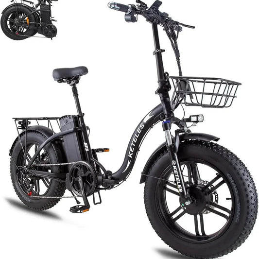 KETELES KF9 Electric Bicycle 1000W48V35AH Electric Folding E-Bike Removable Battery Mountain Cross-Country All Terrain