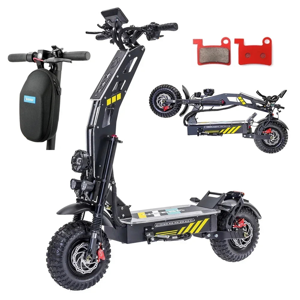 116 Puls E-Scooter 8000W Dual Motor 60V40AH Hydraulic Brake Electric Scooter 14" Explosion-proof Tire with Turn Signal EScooters