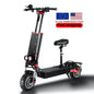 Baoyueda electric scooter S4 - 13/11 inch adult powerful off-road type 8000 watt 60V 43Ah battery 100 km electric scooter