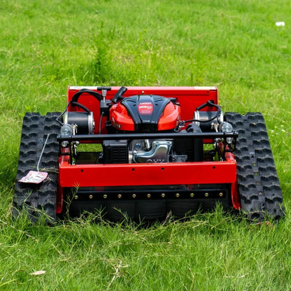 Remote Controlled All-Terrain Lawn Mower Track-Driven Versatile Grass Cutter Suitable for Various Terrain Garden Power Tools