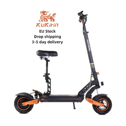 Kukirin G2 Max  1000W 80km Long Range 10inch Off-Road Fat Tire 25km/h Fast Motor High Speed Electric Scooters