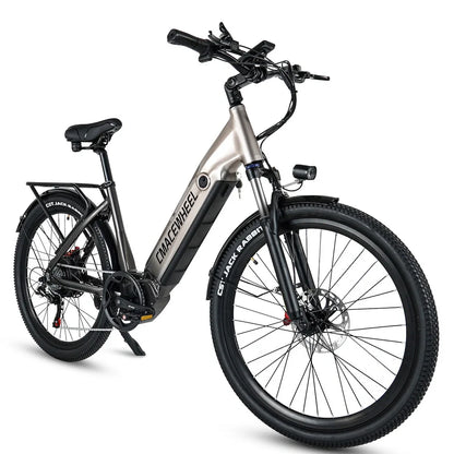 CMACEWHEEL L26 Adult Fat Bike MTB 48V 18Ah 26x4in Electric Mountain Bicycle for Road Use