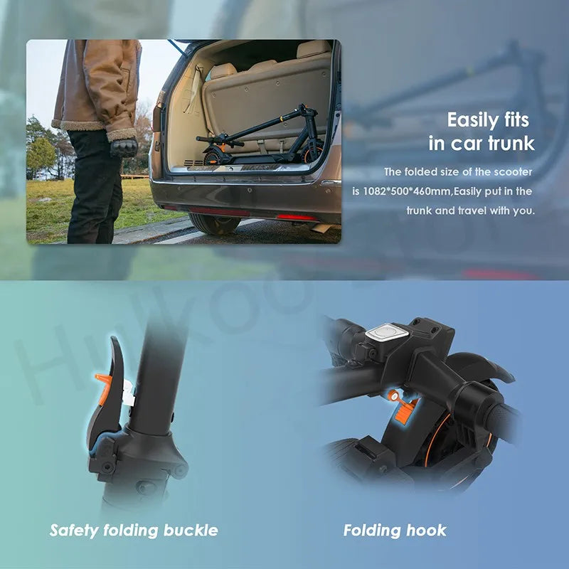 KuKirin S1 Max Electric Scooter 8 Inch Tire Escooter 350W 36V 10.4Ah Foldable Electric Scooter 30KM/H Max Speed 39km Range  ﻿