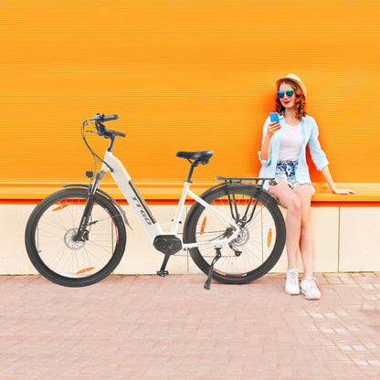 TTGO LK-ZZ-28ST City Electric Bike 36V20AH Battery 180km Range,25km/h 250W Motor Adult Electric Bicycle,26"Mountain Fat Ebike
