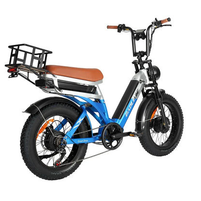 Baolujie DP2033 Electric Bicycle Big Power Dual Motor 20 Inch Adult Electric Bicycle 48V30AH Battery City Electric Bicycle