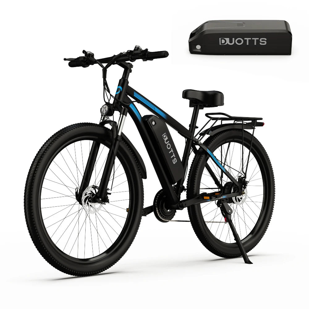 DUOTTS C29 Electric Bike Adult 15Ah*2 Dual Battery 100km Range 50km/h 750W 29"Tire Electric Bicycle City Road Commuting E-Bike