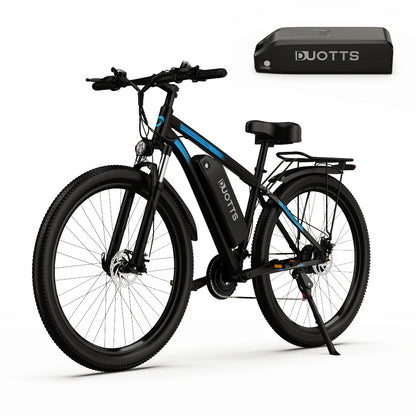 DUOTTS C29 Electric Bike Adult 15Ah*2 Dual Battery 100km Range 50km/h 750W 29"Tire Electric Bicycle City Road Commuting E-Bike