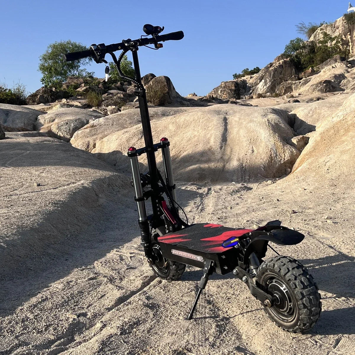 Boyueda S3-11 electric scooter 6000W dual motor 60 V 38Ah large battery 120KM range adult foldable electric scooter