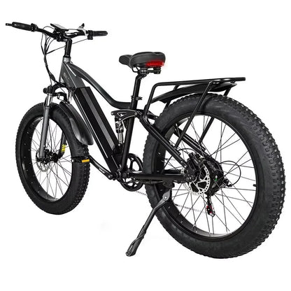 CMACEWHEEL TP26 Electric Bicycle  48V17AH Lithium Battery Adult Riding Electric Bike 26*4 inch Fat Tire Mountain Snow E-bike
